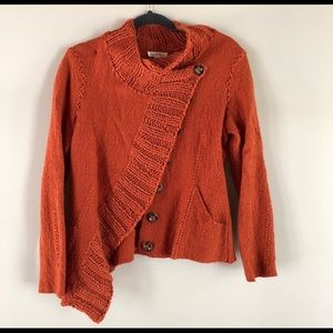 Hem & Thread large wool jacket in pumpkin spice